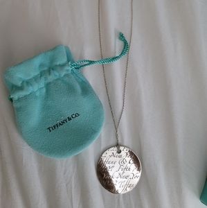 Tiffany & Co Notes pendant Retired